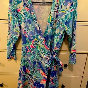 Lilly Pulitzer karlie wrap romper